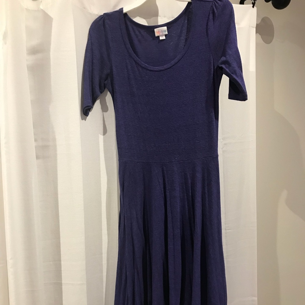Purple Lularoe Nicole dress